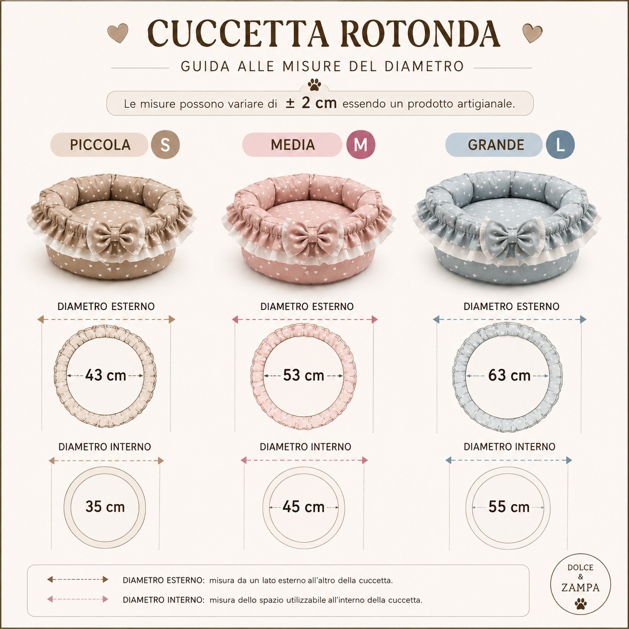 Cuccia Principessa Rosa